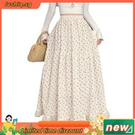 (Trendy)  Casual Skirts Ditsy Floral Ruffle Skirts for Women LNA60317