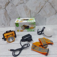 [SENTER SUPER TERANG💡] SENTER KEPALA SUNPRO LED CAHAYA KUNING DAN PUTIH  SUNPRO SL-8812 SENTER JIDAT