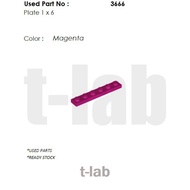 [USED PARTS] 3666 : Plate 1 x 6