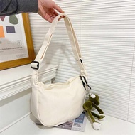 Fashion Canvas Bag Women Lelaki  Crossboday  Bag Student Shoulder Beg Sling Bag Women Beg Ootd Viral