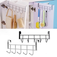 New Good Load-Bearing Stainless Steel Door Rear Hook Practical Hat Clothes Wall 5 Hooks Coat Towel H