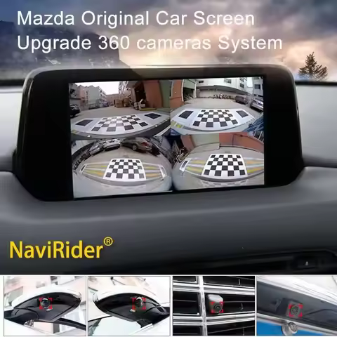 360° Surround View Car Camera Touch Screen For Mazda Cx5 Cx3 Cx7 Cx4 Cx9 Rx7 Rx8 Atenza Alexa 6D Cam