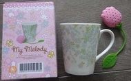 Little Twins Star-草莓草綠花花茶隔杯 全新