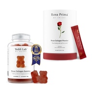 Unichi Rose Collagen Gummy and Rose Collagen Peptides Powder