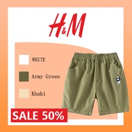 H&M(H&M) Unisex children's Shorts For kids boy 5-13 yrs old / Above The Knee bear embroidery