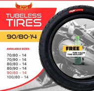 bh R8 TUBELESS TIRE 90/80-14, 90/90-14, 100/80-14 FOR MOTORCYCLE TIRES.