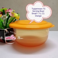 Tupperware CNY TC Serving Bowl Small 1.1L (1) Orange