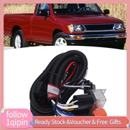 1qipin.my CFTGIW H4 Headlight Relay Harness Plug and Play H6054 7x6 LED Headlights Wiring Kit for 19