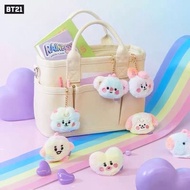 GANTUNGAN Keyring BT21 Rainbow Baby BT21 Keychain