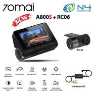 70mai A800/A800s 4K Smart Dash Camara 24H Parking SONY IMX415 140FOV Global Version