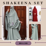 Shakeena Gamis Sunnah set Syari Premium