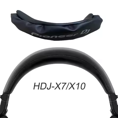 New Replacement Headband PU Leather Skin Protective Sleeve For Pioneer HDJ-X7 HDJ-X10 over-ear DJ he