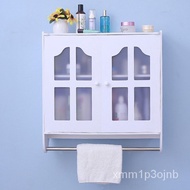 ⛄️ZZWaterproof Bathroom Cabinet Wall Cupboard Bathroom Storage Rack with Mirror Toilet Locker Storage Cabinet Toilet Sto