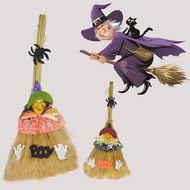 [Haroro]51cm Halloween Broom Cartoon Children Broom Kweichow Moutai Broom Witch Witch Broom Magic Br