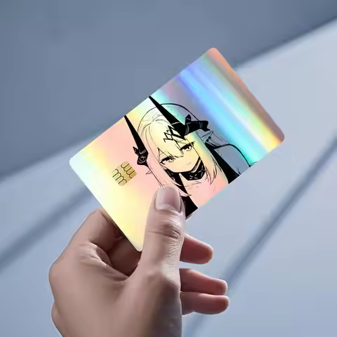 Mudrock Arknights Laser Holographic No Fade Credit Bank Debit Card Skin Sticker Film