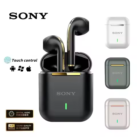 Original Sony J18 TWS Wireless Earphones Bluetooth Ture Sport Headphones HiFI Stereo Game Waterproof