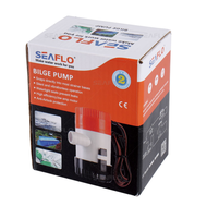 seaflo1100gph (แท้100%) ปั้มนน้ำDC12v เรือรถการเกษตรโซล่าเซล เป็นปั้มน้ำชนิดไดโว่สามารถแช่ลงไปในน้ำได้ทั้งตัวรุ่น 1100gphปริมาณน้ำ 4000 ลิตรต่อ ชม