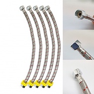 Bộ 5 dây cấp nước lạnh inox SUS 304 Cao Cấp_ dây cấp nước 4 tấc_ dây cấp 40cm_ dây cấp cho lavabo_dâ