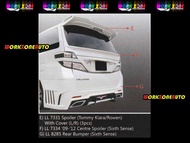LL8285LED(FJ-FT-86(LEDSTYLE)CHROME) Toyota Vellfire 08-12 Fiber Rear Bumper With LED (Sixth Sense) B