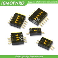 5PCS SMD SMT Slide Type Switch 1P 2P 3P 4P 5P 6P 8P 10P 1.27mm Position Way DIP Black Pitch Toggle S