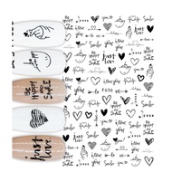 Nail decoration sticker f636
