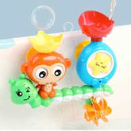 Children Bathroom Playing Water Spinning Fun Toys Fun Assembling Track Slippery Fun Bath Toys