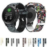 22mm Wrist Band Strap for Garmin Fenix 5 6 Pro forerunner 935 945 GPS Smart Watch Printed Sport Quick Release Silicone Watchband