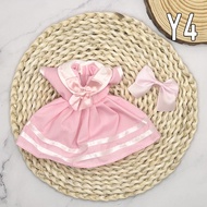 1/6 Búp Bê BJD Bộ Quần Áo Kawaii Anime Tái Sinh Búp Bê Váy Mũ Mũ Đội Đầu Tự Làm Đồ Chơi Cho Bé Gái T