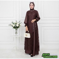 GRAC3COLL FASHION MUSLIM GAMIS FOR ADULTS & CHILDREN VEVINA SIZE M-XXL (4-13 YEARS) - MOTHER AND CHI