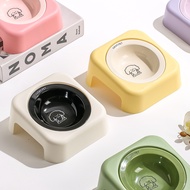 Pet Food Bowl with Anti-Skid Base Ceramic Ins Style Pet Bowl