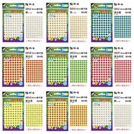 Tsuruya Label Made In Taiwan Number Round Dot 8mm 864pcs (1-100) Sticker Good Shopping