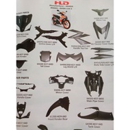 Honda DASH 110 ll Cover set