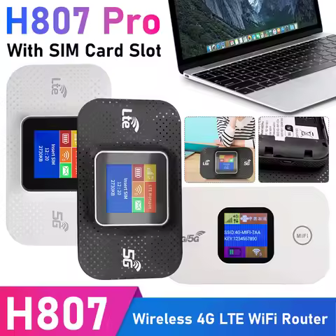 H807 H807 Pro 4G LTE Modem Wireless Wifi Router 150Mbps Mobile WiFi Routers Portable Pocket Mini Wi-