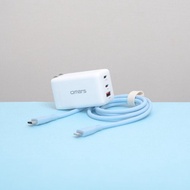 omars 炫彩快充組(GaN67W充電頭+炫彩Type-C to Lightning線)