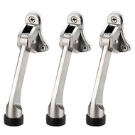 HAPPY TIME-Zinc Alloy Rubber Door Top Sway Stopper Free Stop Movement Positioner Door Horseshoe Stop