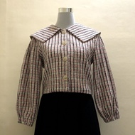 Preloved URBAN REVIVO Pink Collared Tweed Blazer