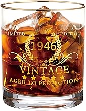 1935 90th Birthday Gifts for Men - Men Birthday Gift Ideas, 90th Birthday Gifts for Him, Whiskey Gla