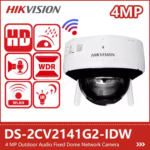 Hikvision 4MP Wifi Dome IP Camera Outdoor Two-way Audio Wireless 2K Security CCTV Night Vision Motio