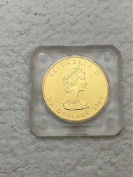 金幣💰收藏-🇨🇦加拿大楓葉金幣#1989年#1盎司#1/2盎司#1/4盎司