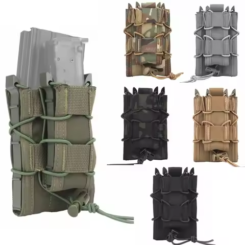9mm/7.62/5.56mm Magazine Pouch Molle Pouch Bag M4 AR15 AK GL M9 Universal Fast Mag Pouch