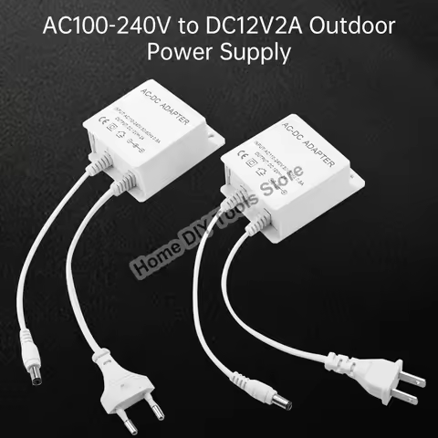 DC 12V 2A Power Supply For PTZ Camera Transformer AC 110V-230V to DC 12V For PTZ WiFi IP Camera 12V 