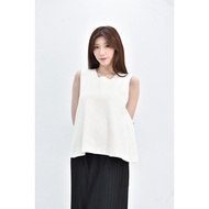 ((M) giordano ladies Sleeveless White Top Second-Hand Clothes