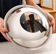 30cm/32cm/34cm/36cm/38cm/40cm/42cm Stainless Steel With Tempered Glass Lid / Wok Cover / Pot Lid Cov