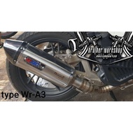 WRC exhaust for vario 125/150 Old New Led type Wr-A3 racing free