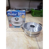 Baking Pan Orchid 22cm 4 Eggs/Round sponge Pan