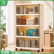 IKEA L40-70 Foldable Storage Box Spliceable Wardrobe Transparent Storage Box With Rollers雙卷門儲物箱