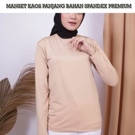 (Murah bisa COD) Manset polos wanita/Daleman baju / INNER BAJU / FASHION MUSLIM / manset kaos / mans