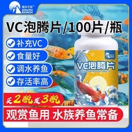 TGH9Ready stock Aquarium Fish Tank VC Effervescent Flakes for Fish vc Supplementary Vitamin c Fish C