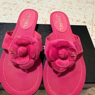 香奈兒CHANEL山茶花拖鞋涼鞋～出清