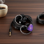 KBEAR KB02 Beryllium Diaphragm IEMs 10mm Drivers Wired Earphones with 0.78mm 2Pin OFC Detachable Cab